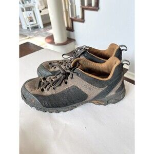 Vasque Juxt Hiking Shoes Mens Size 11.5 Brown/Black Leather Outdoor Sneakers